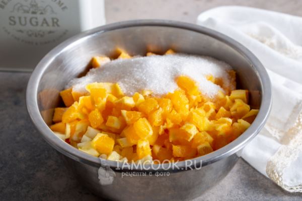 «Манго» из тыквы и апельсина с лимоном на зиму