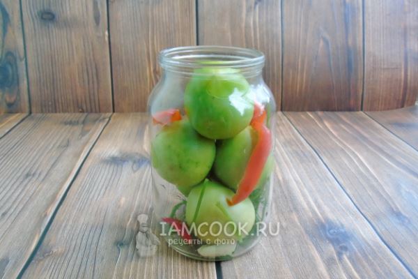 Маринованные зеленые помидоры без стерилизации на зиму