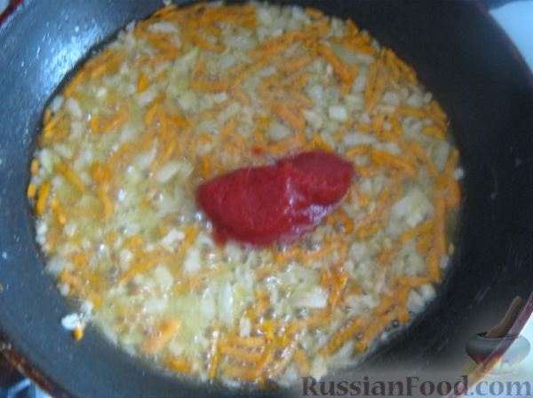 Суп из чечевицы с томатом